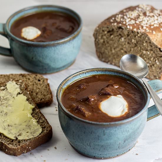 Goulash Soup (Gulaschsuppe)