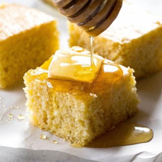 The Best Sweet Cornbread