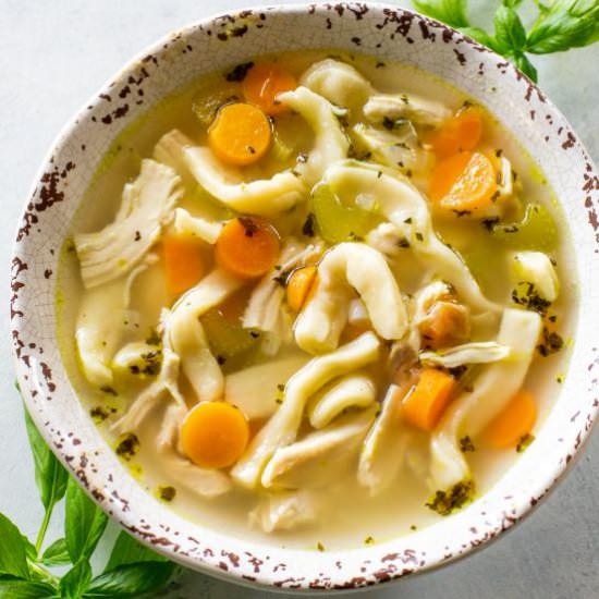 Homemade Chicken Noodle Soup