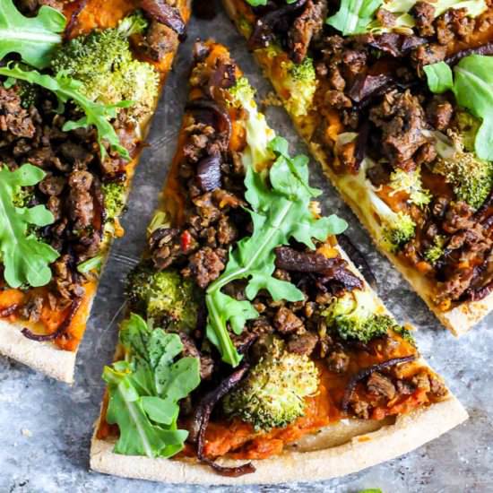 Vegan Butternut Squash Pizza