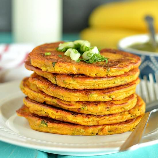 Savory Pumpkin Pancakes