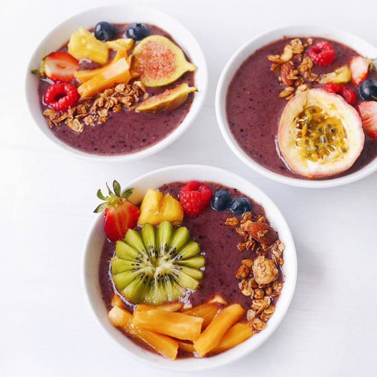 Fruity Acai Bowls