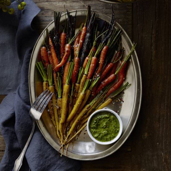Charred Carrots with Herbs