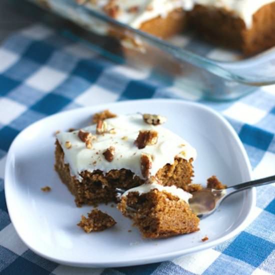 Easy Pumpkin Sheet Cake