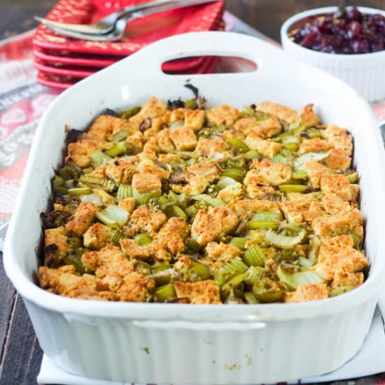 Healthy Cornbread Stuffing