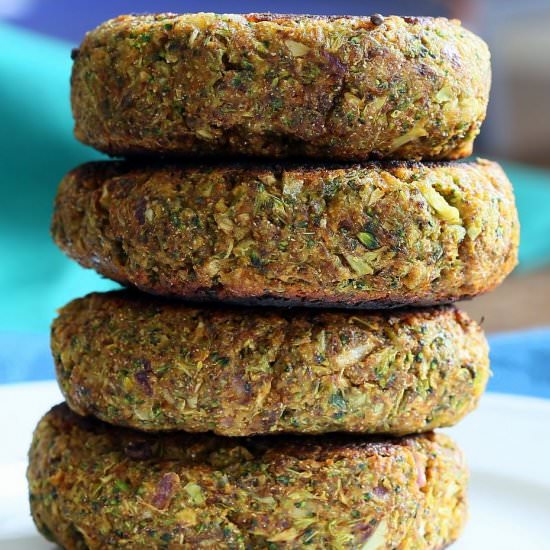 Smoky Broccoli Fritters