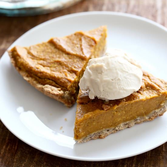 Vegan Pumpkin Pie