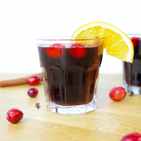 Orange Cranberry Mulled Wine