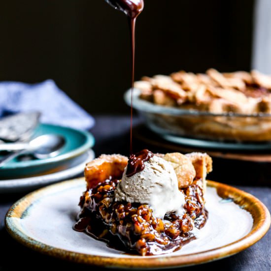 Vegan Bourbon Pecan Pie