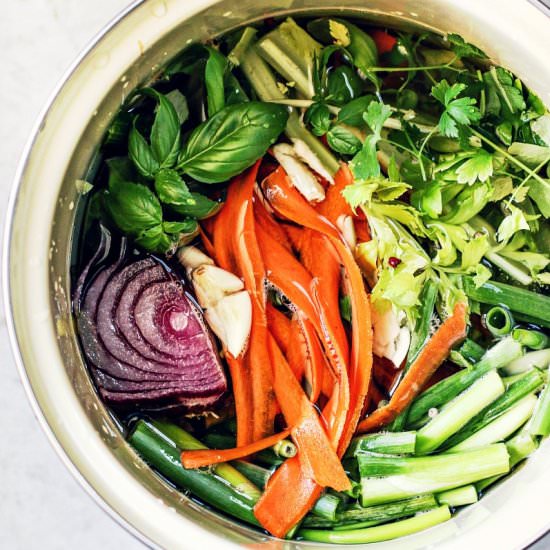 Homemade Vegetable Broth