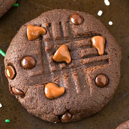 No Bake Peppermint Cookies