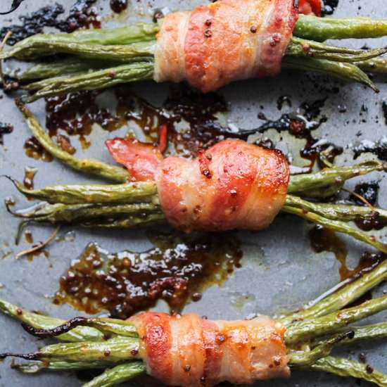 Honey Mustard Bacon Green Beans