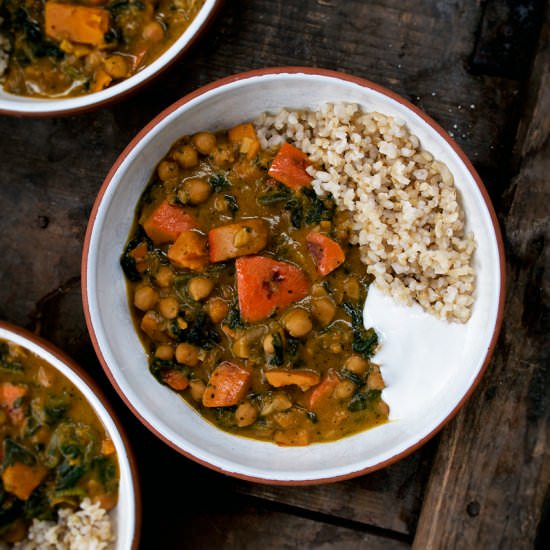 Pumpkin Chickpea Stew