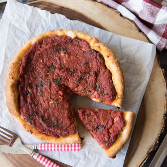 Chicago Deep Dish Pizza