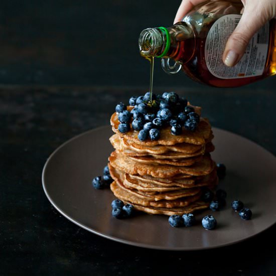 Apple Spelt Pancakes