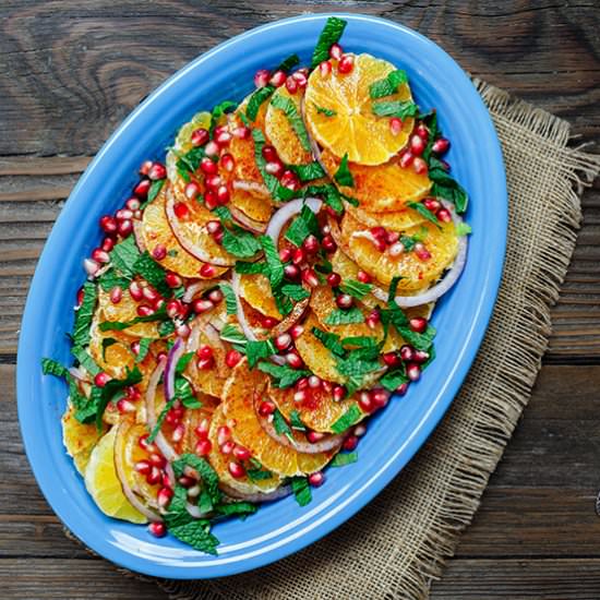 Orange Pomegranate Salad