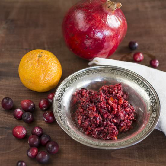 Cranberry Pomegranate Relish