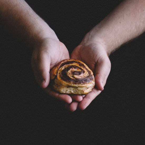Chocolate & Coffee Croissant Buns