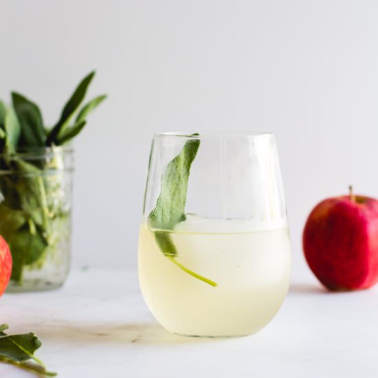 Apple + Sage Cocktail