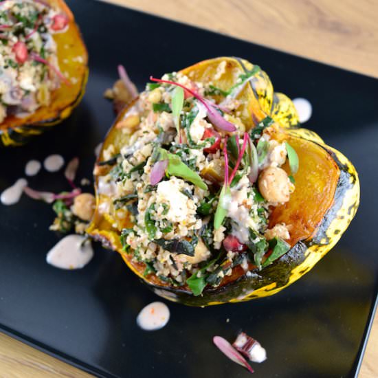 Middle Eastern Stuffed Squash