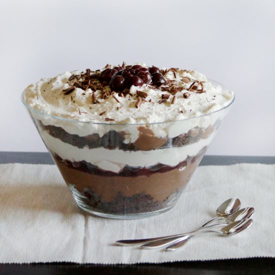 Black Forest Trifle with Brandy