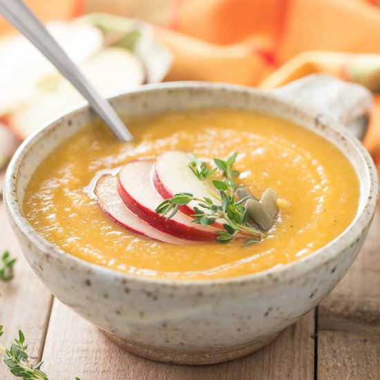 Butternut Squash Apple Soup
