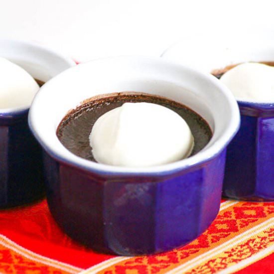 Chile-Spiked Chocolate Pots