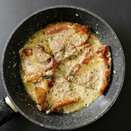 Lemon Basil Pork Chops