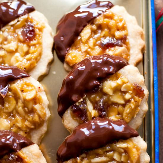 Vegan Florentine Biscuits