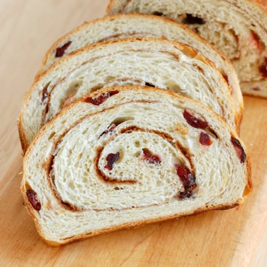 Mashed Potato Craisin Bread