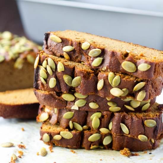 Flourless Pumpkin Bread
