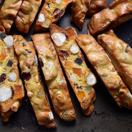 Fruity Brazil Nut Holiday Biscotti