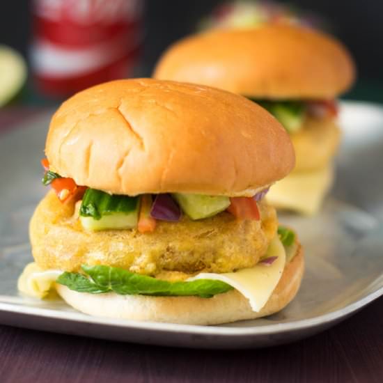 Batata Vada Burger