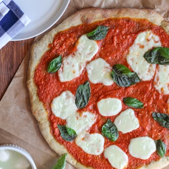 Roasted Tomato Margarita Pizza