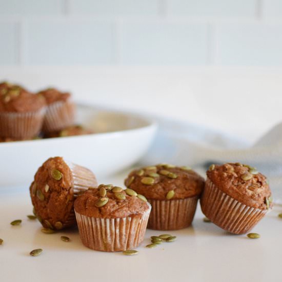 Pumpkin Banana Muffins
