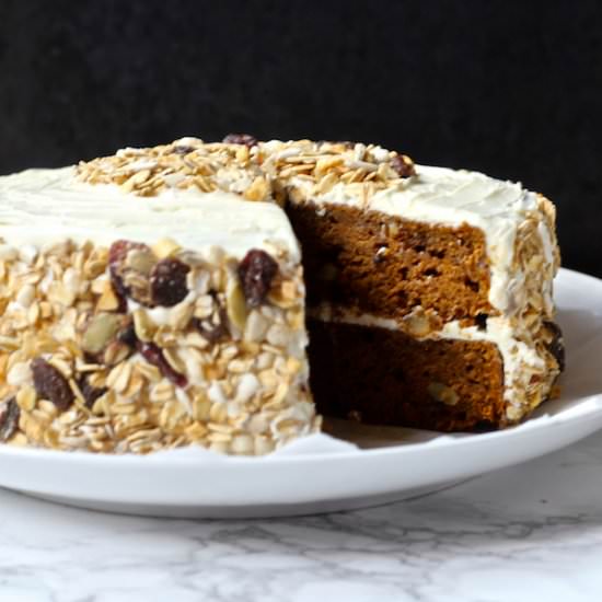 Pumpkin Spice Walnut Cake