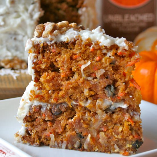 Pumpkin Carrot Cake