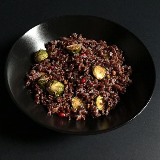 Autumn Red Rice Salad