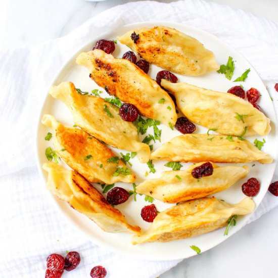 Thanksgiving Leftovers Pierogies