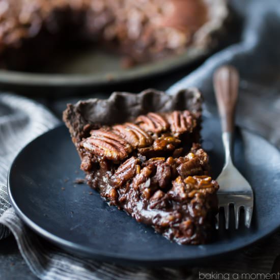 Double Chocolate Pecan Pie