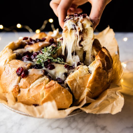 Cranberry Brie Pull Apart Bread.
