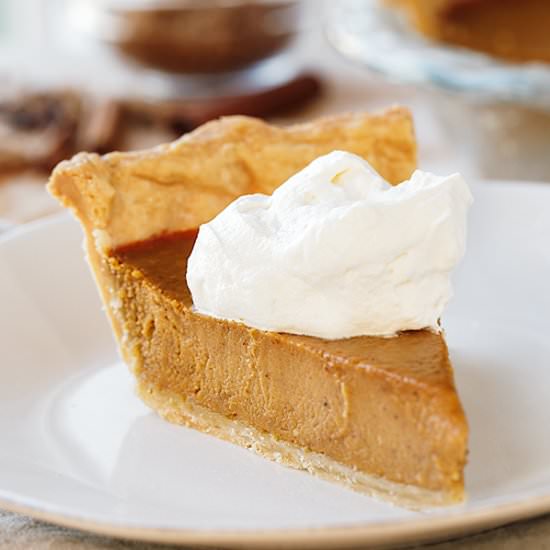 The Perfect Pumpkin Pie