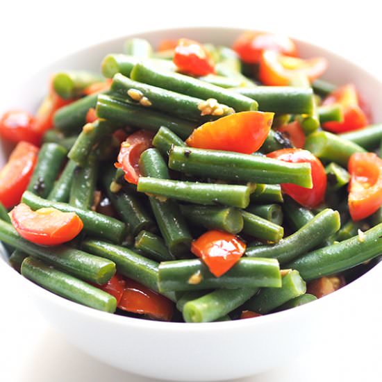 Tuscan Holiday Green Beans