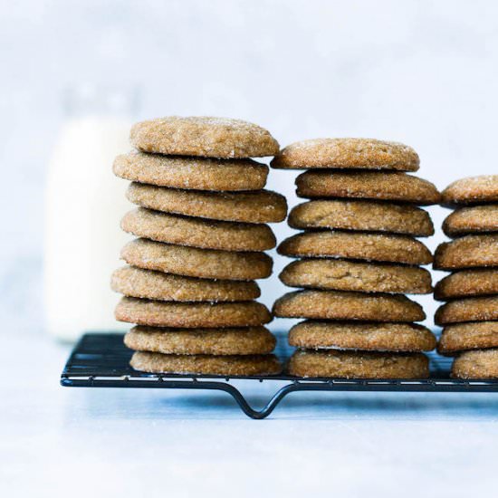 Soft Gingersnap Cookies