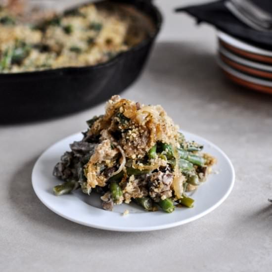 lightened up green bean casserole