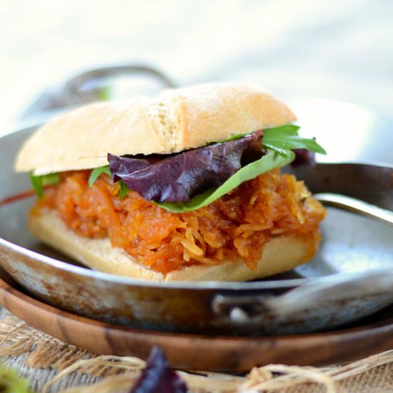 Spaghetti Squash Vegetarian Burger