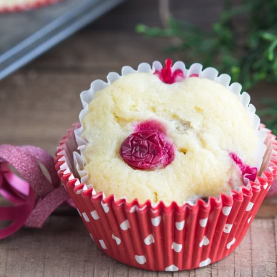 Cream Cheese Cranberry Muffins