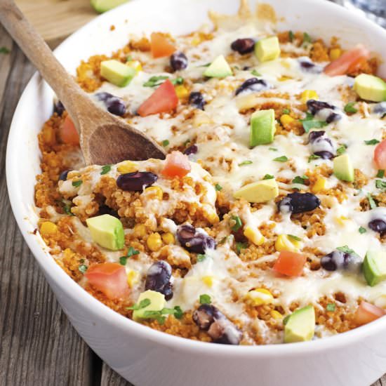 Quinoa Enchilada Casserole