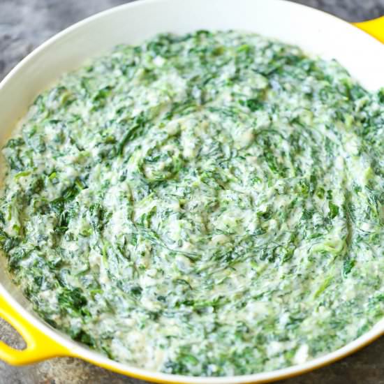 Easy Creamed Spinach