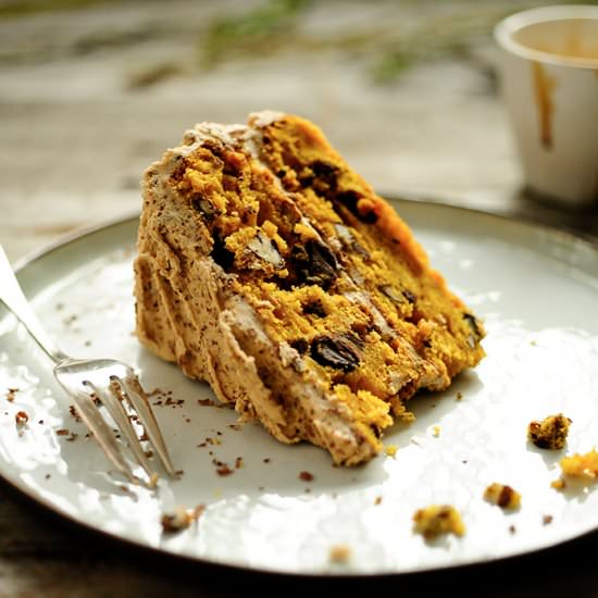 Pumpkin-Mocha Layer Cake